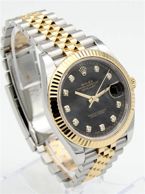 rolex datejust 41 two tone diamond dial|rolex datejust full diamond preis.